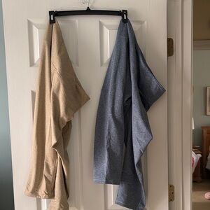 Old Navy Tan and Blue Track Pants